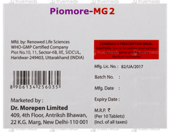 Piomore MG 2 Tablet Sr 10