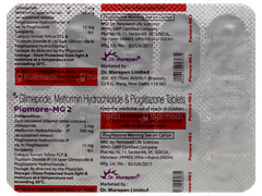 Piomore MG 2 Tablet Sr 10