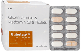 Glibetag M 5/500 Tablet 10
