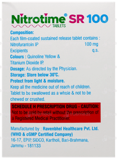 Nitrotime Sr 100 Tablet 15