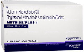 Metride Plus 1 Tablet Sr 10