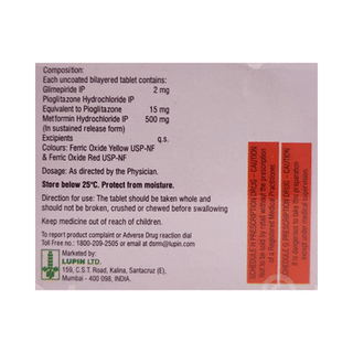 Gluconorm Pg 2 Tablet Sr 15