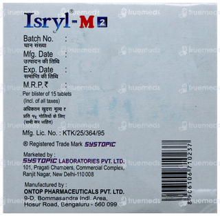 Isryl M2 Tablet Sr 15