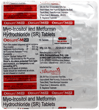 Oosure M Sr Tablet 15