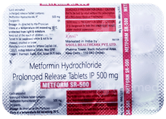 Metform Sr 500 Tablet 10