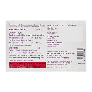 Tranostat 750 Tablet 10