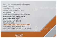 Gabapin Sr 450 Tablet 15