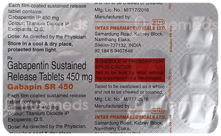 Gabapin Sr 450 Tablet 15