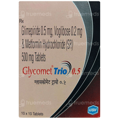 Glycomet Trio 0.5 Tablet 10