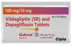 Galvus D 100Mg/10Mg Tablet 10