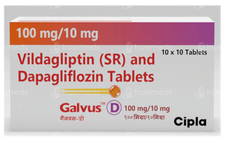 Galvus D 100Mg/10Mg Tablet 10