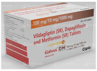 Galvus Dm 100Mg/10Mg/1000Mg Tablet 10