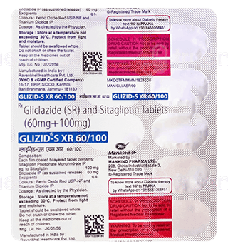 Glizid S Xr 60/100 Tablet 15
