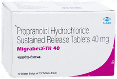 Migrabeta Tr 40 Tablet 15 Migrabeta Tr 40 Tablet 15