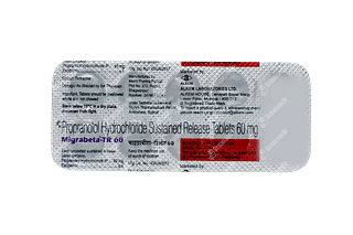 Migrabeta 60 MG Tablet Tr 10