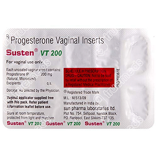 Susten 200 MG Tablet Vt 10