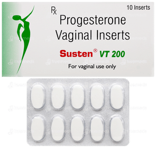 Susten Vt 200 Vaginal Tablet 10