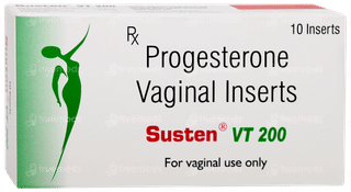 Susten Vt 200 Vaginal Tablet 10