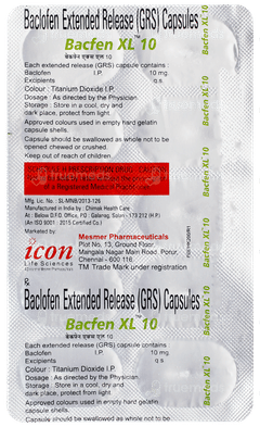 Bacfen Xl 10 Capsule 10