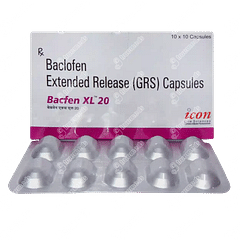 Bacfen Xl 20 MG Capsule  10