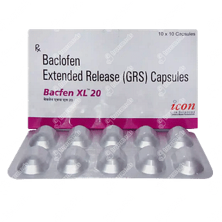 Bacfen Xl 20 MG Capsule  10