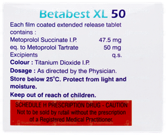 Betabest Xl 50 Tablet 10 Betabest Xl 50 Tablet 10
