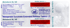 Betabest Xl 50 Tablet 10 Betabest Xl 50 Tablet 10