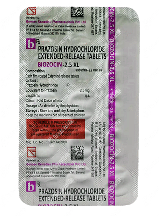 Biozocin Xl 2.5 MG Tablet 15