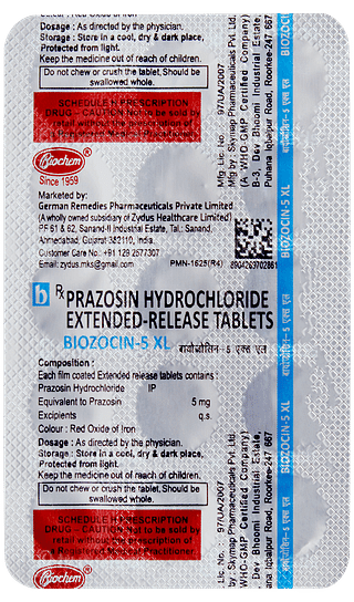 Biozocin 5 Xl Tablet 15