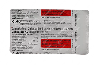 Cefoclox Xl 200/500 MG Tablet Xl 10