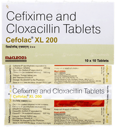 Cefolac Xl 200 Tablet 10