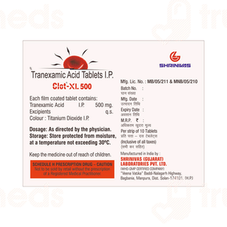 Clot Xl 500 Tablet 10