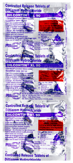 Dilcontin Xl 90 Tablet 10