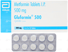 Gluformin 500 Tablet 10