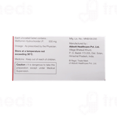 Gluformin 500 Tablet 10 Gluformin 500 Tablet 10