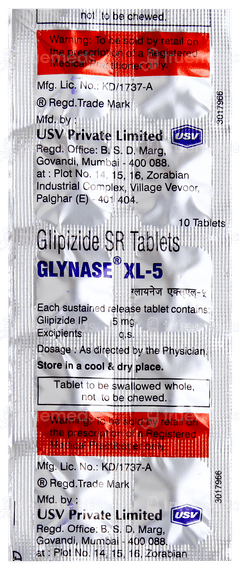 Glynase Xl 5 Tablet 10