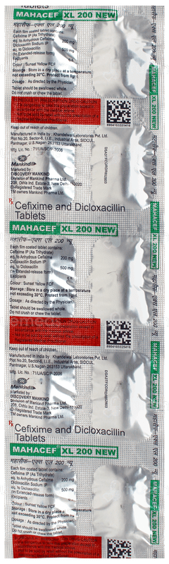 Mahacef Xl 200 New Tablet 10