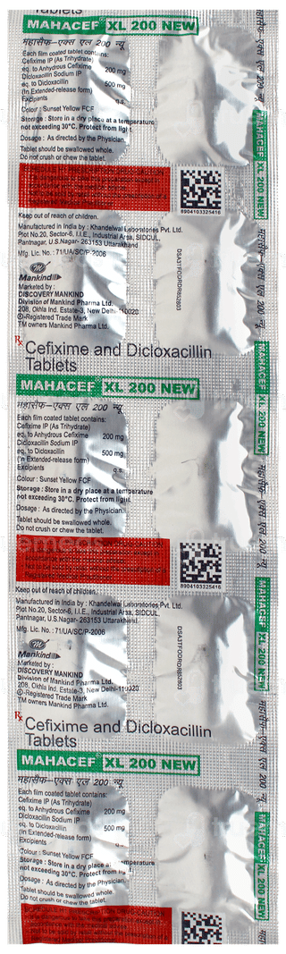 Mahacef Xl 200 New Tablet 10