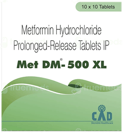 Met Dm 500 Mg Tablet Xl 10