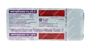 Metocard Xl 12.5 MG Tablet Pr 10