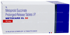 Metocard Xl 50 Tablet 10 Metocard Xl 50 Tablet 10