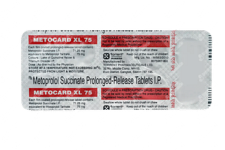 Metocard Xl 75 MG Tablet Pr 10