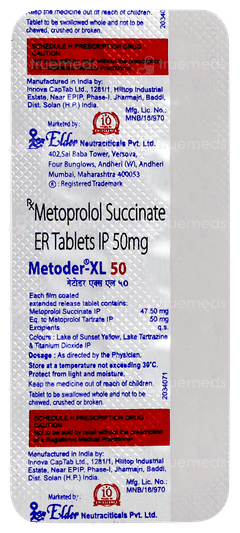 Metoder Xl 50 Tablet 10