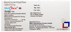 Metonce 50 Tablet 10