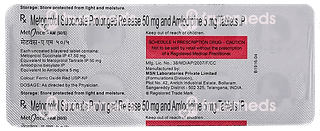 Metonce Am 50/5 MG Tablet Er 10