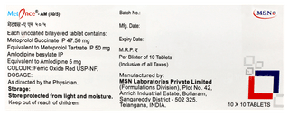 Metonce Am 50/5 Tablet 10