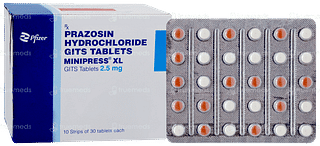 Minipress Xl 2.5mg Tablet 30