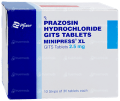 Minipress Xl 2.5mg Tablet 30