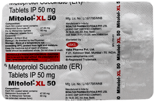Mitolol Xl 50 Tablet 15