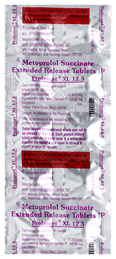 Prolomet Xl 12.5 Tablet 10